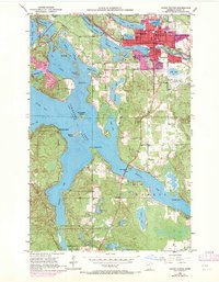 Grand Rapids 1953 topographic map thumbnail