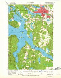 Grand Rapids 1953 topographic map thumbnail