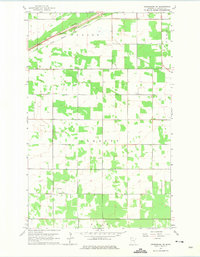Greenbush NE 1962 topographic map thumbnail