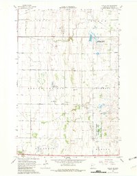 Hawley NW 1966 topographic map thumbnail