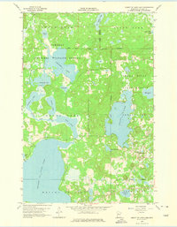 Height Of Land Lake 1959 topographic map thumbnail