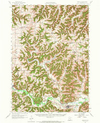 Houston 1958 topographic map thumbnail