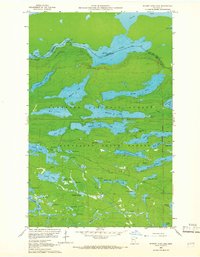 Hungry Jack Lake 1959 topographic map thumbnail