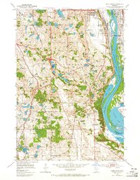 Inver Grove 1951 topographic map thumbnail