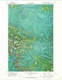 Johnson Landing NW 1971 topographic map thumbnail