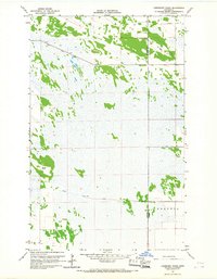 Juneberry Ridge 1966 topographic map thumbnail