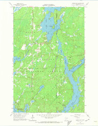 Kangas Bay 1965 topographic map thumbnail