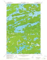 Kekekabic Lake 1959 topographic map preview