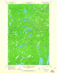 Kelso Mountain 1960 topographic map thumbnail