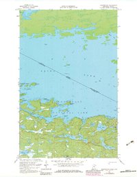 Kempton Bay 1967 topographic map thumbnail