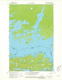 Kettle Falls 1967 topographic map thumbnail