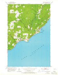 Knife River 1953 topographic map thumbnail