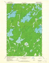 Lake Agnes 1963 topographic map thumbnail