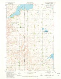 Lake Benton NW 1967 topographic map thumbnail