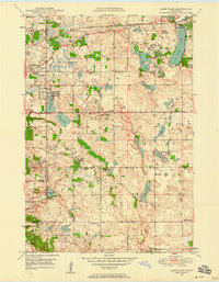 Lake Elmo 1949 topographic map thumbnail