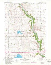 Lakefield NE 1970 topographic map thumbnail
