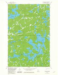 Lake Insula 1981 topographic map thumbnail