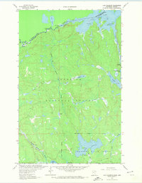 Lake Jeanette 1963 topographic map thumbnail