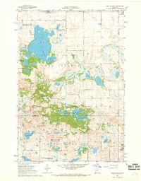 Lake Johanna 1967 topographic map thumbnail