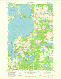 Lake Lida 1973 topographic map thumbnail
