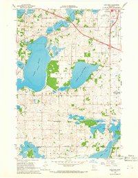 Lake Mary 1966 topographic map thumbnail