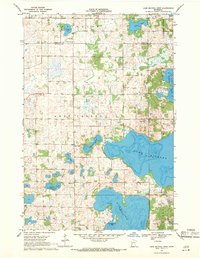 Lake Miltona West 1969 topographic map preview
