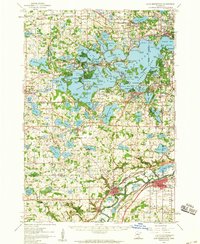 Lake Minnetonka 1958 topographic map thumbnail