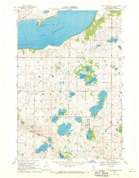 Lake Minnewaska 1968 topographic map thumbnail