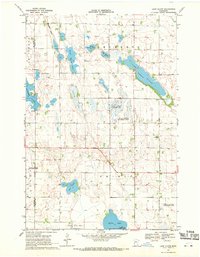 Lake Oliver 1968 topographic map thumbnail
