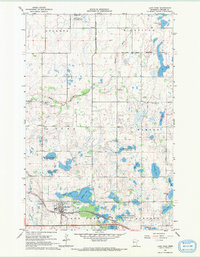 Lake Park 1966 topographic map thumbnail