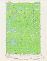 Lake Polly 1960 topographic map thumbnail