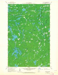 Lake Polly 1960 topographic map thumbnail