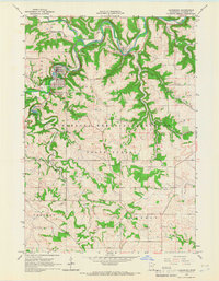 Lanesboro 1965 topographic map thumbnail