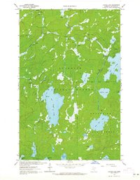 Lapond Lake 1963 topographic map thumbnail