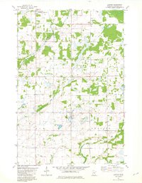 Lastrup 1981 topographic map thumbnail