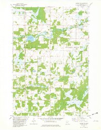 Lastrup NW 1981 topographic map thumbnail