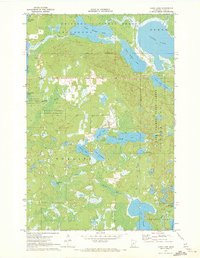 Laura Lake 1970 topographic map thumbnail