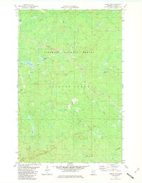 Legler Lake 1981 topographic map thumbnail