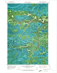 Lindford NW 1970 topographic map thumbnail