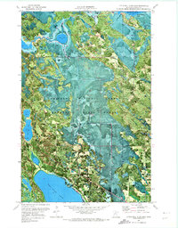 Little Ball Club Lake 1970 topographic map thumbnail