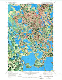 Little Bowstring Lake 1970 topographic map thumbnail