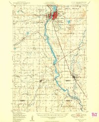 Little Falls 1950 topographic map thumbnail