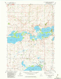 Little Kandiyohi Lake 1982 topographic map thumbnail