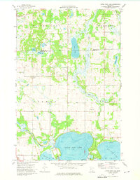 Little Pine Lake 1973 topographic map thumbnail