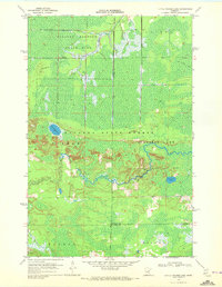 Little Prairie Lake 1970 topographic map thumbnail