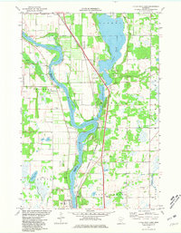 Little Rock Lake 1974 topographic map thumbnail