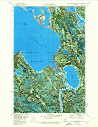 Little Winnibigoshish Lake 1971 topographic map preview