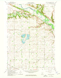 Lone Tree Lake 1965 topographic map thumbnail