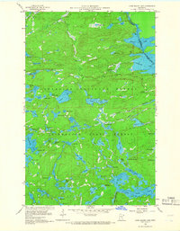 Long Island Lake 1960 topographic map thumbnail