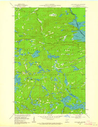 Long Island Lake 1960 topographic map thumbnail